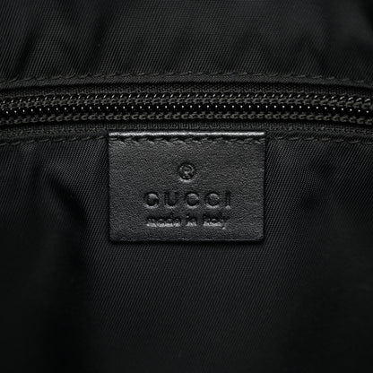 Gucci GG Supreme Monogram Web Messenger Bag Black 6 of 13
