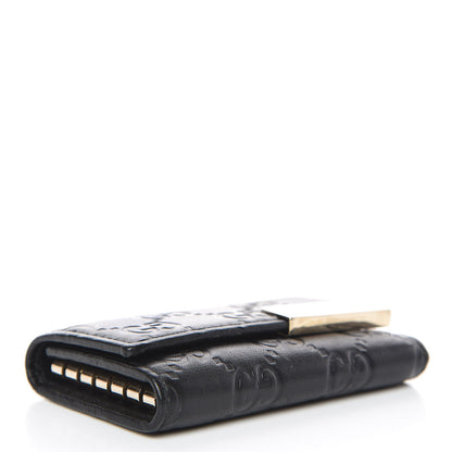 Gucci Guccissima Dice 6 Key Holder Case Black 4 of 11