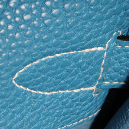 Hermes Togo Kelly Retourne 40 Blue Jean 12 of 24