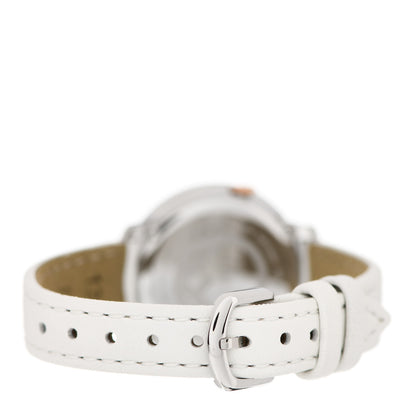 Fendi Stainless Steel Calfskin 28mm Run Away Quartz Watch White 3 of 4