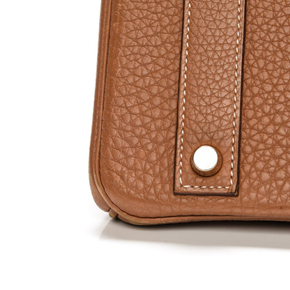 Hermes Taurillon Clemence Birkin 40 Gold 32 of 37