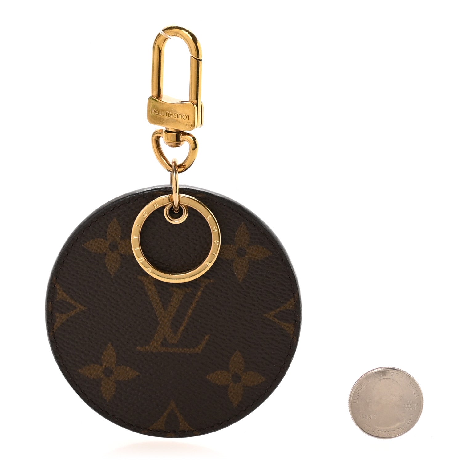 Louis Vuitton Monogram Reverse Key Holder Bag Charm 2 of 3