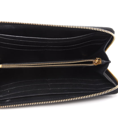Louis Vuitton Calfksin Zippy Wallet Black 5 of 7