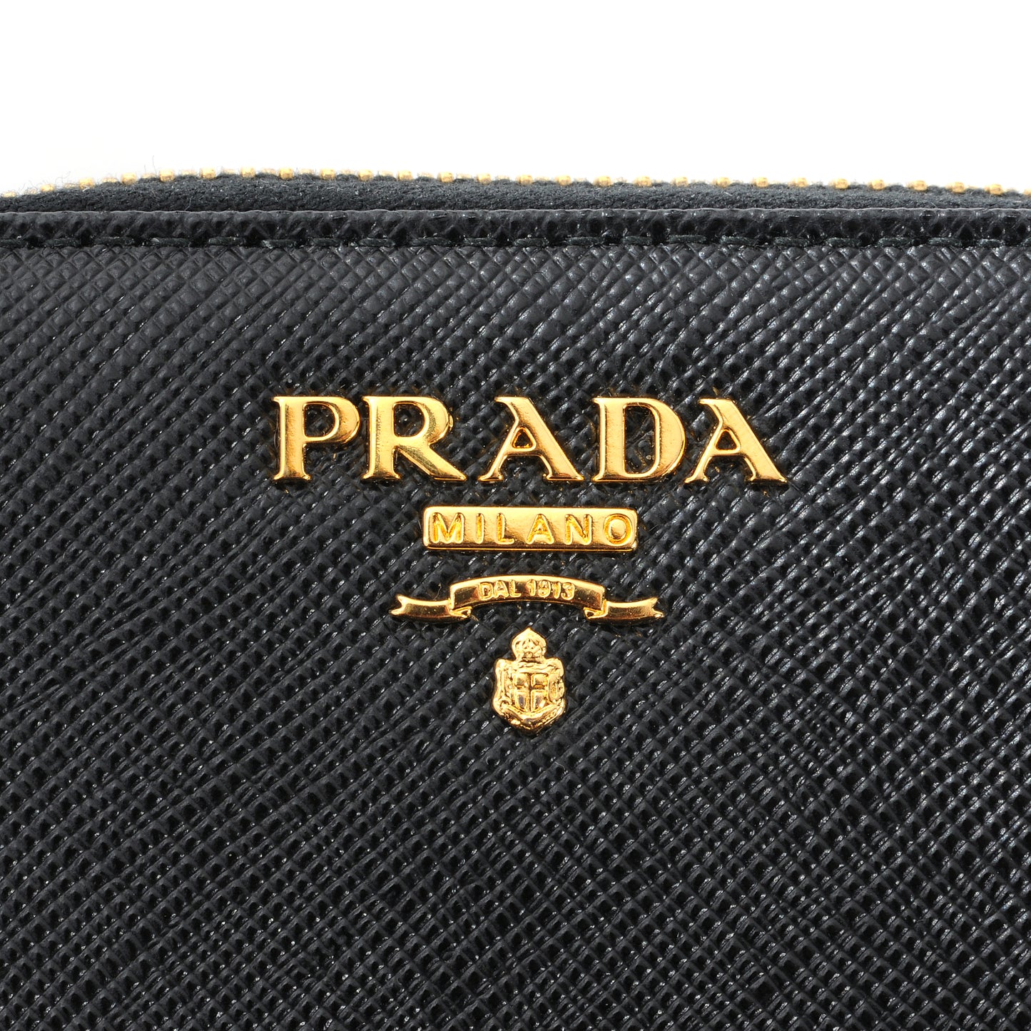 Saffiano Metal Coin Purse Nero Black