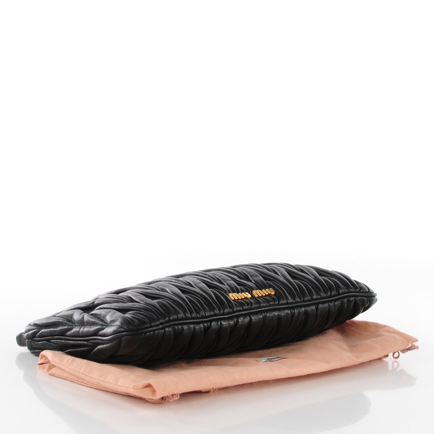 Miu Miu Nappa Matelasse Lux Clutch Black 4 of 9