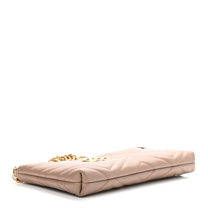 Gucci Calfskin Matelasse Mini GG Marmont Chain Bag Porcelain Rose 4 of 16