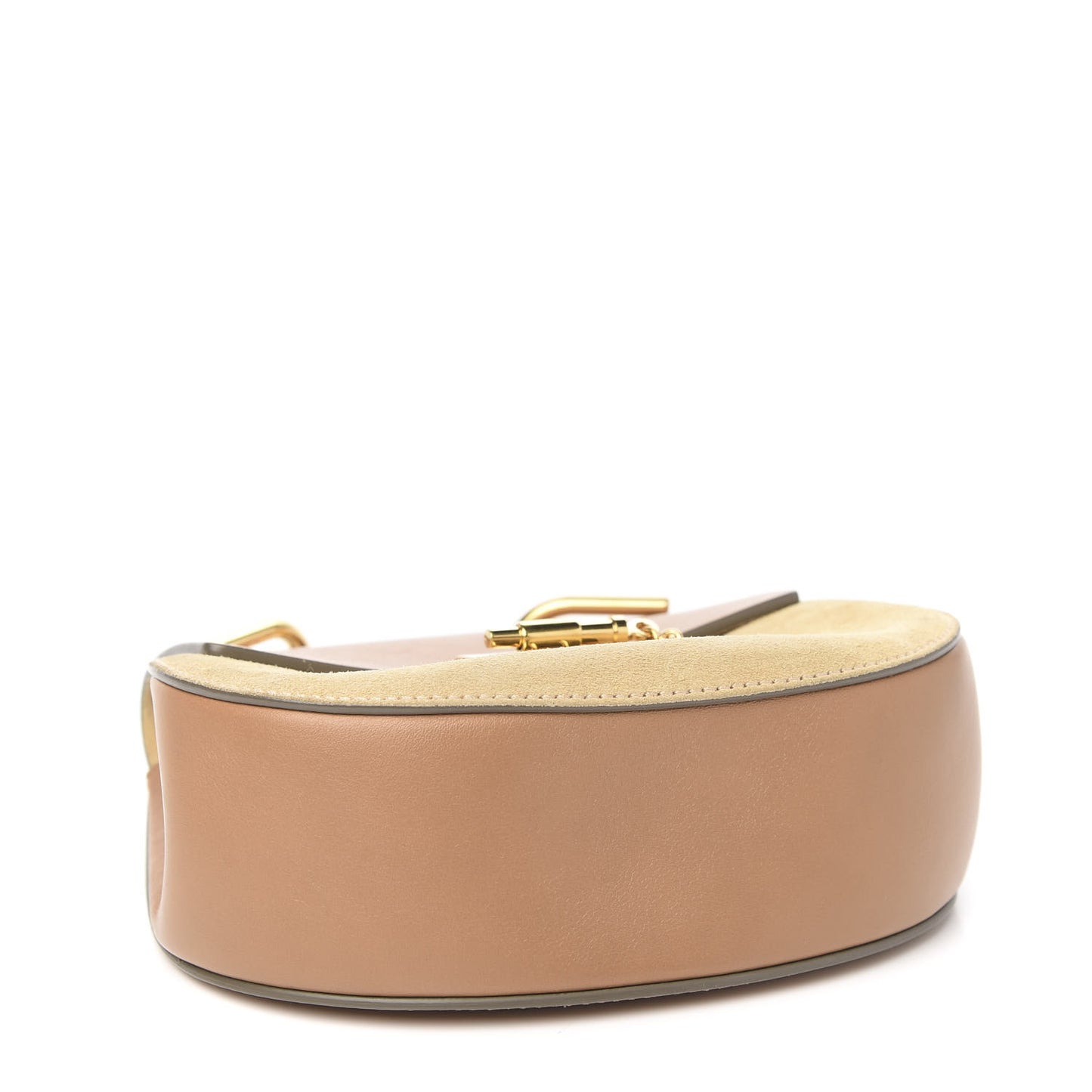 Suede Smooth Calfskin Mini Drew Shoulder Bag