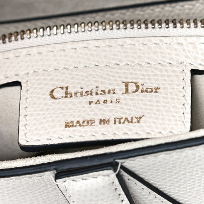 Christian Dior Grained Calfskin Saddle Bag White 6 of 12