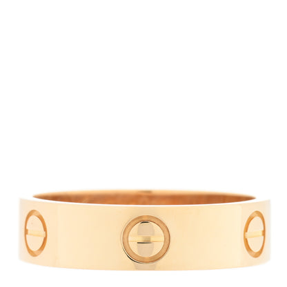 Cartier 18K Yellow Gold 5.5mm LOVE Ring 60 9 1 of 4