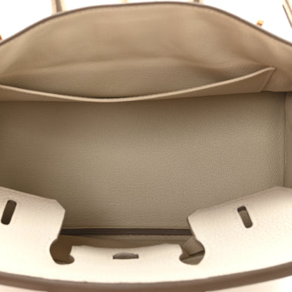 Hermes Togo Birkin 25 Craie 9 of 21