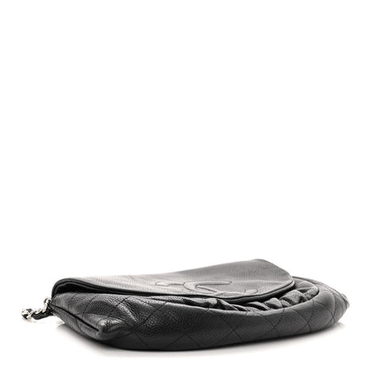 Chanel Caviar Half Moon Wallet On Chain WOC Black 4 of 12