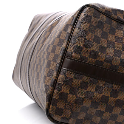 Louis Vuitton Damier Ebene Keepall Bandouliere 55 8 of 11