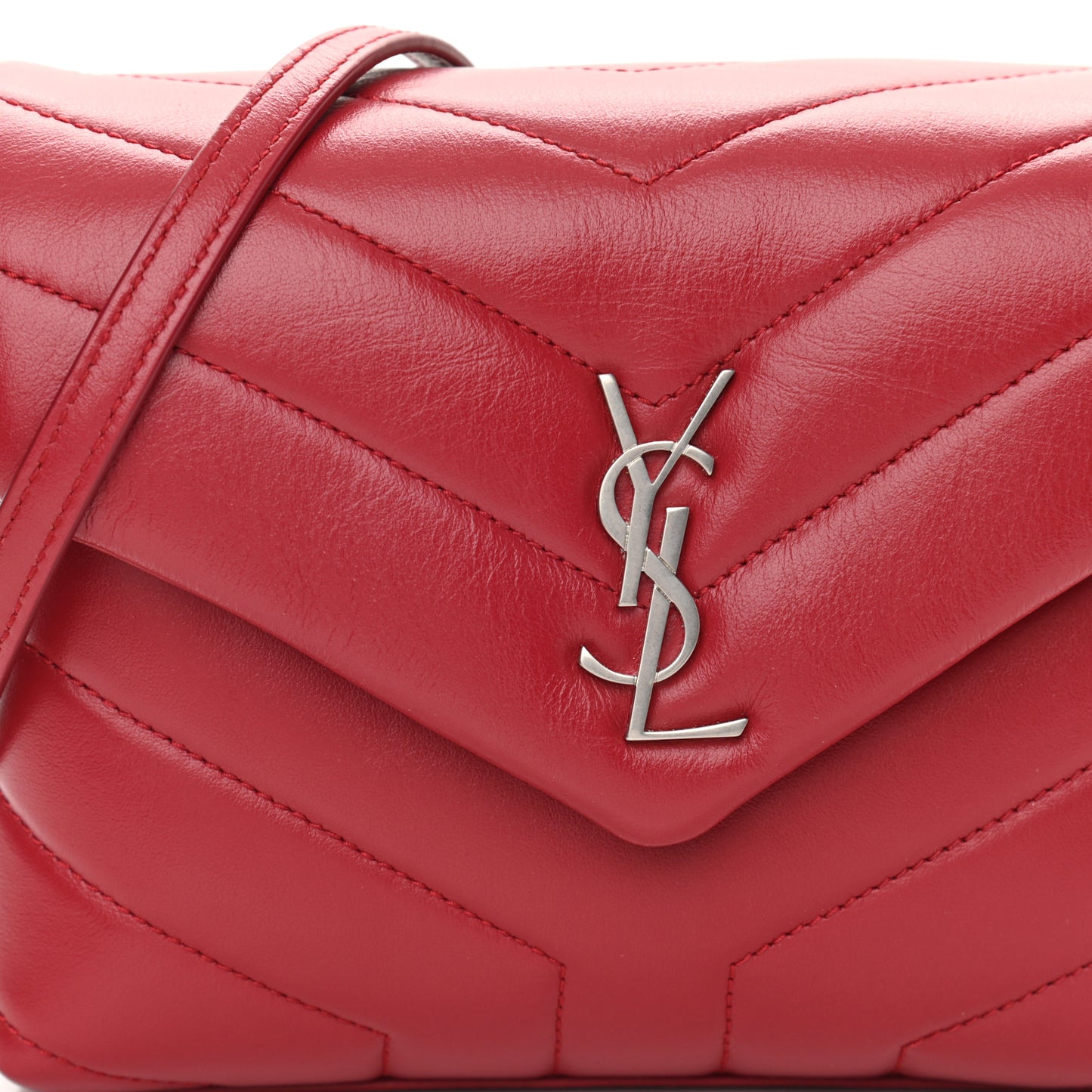 Calfskin Y Quilted Monogram Toy Loulou Crossbody Bag New Lipstick