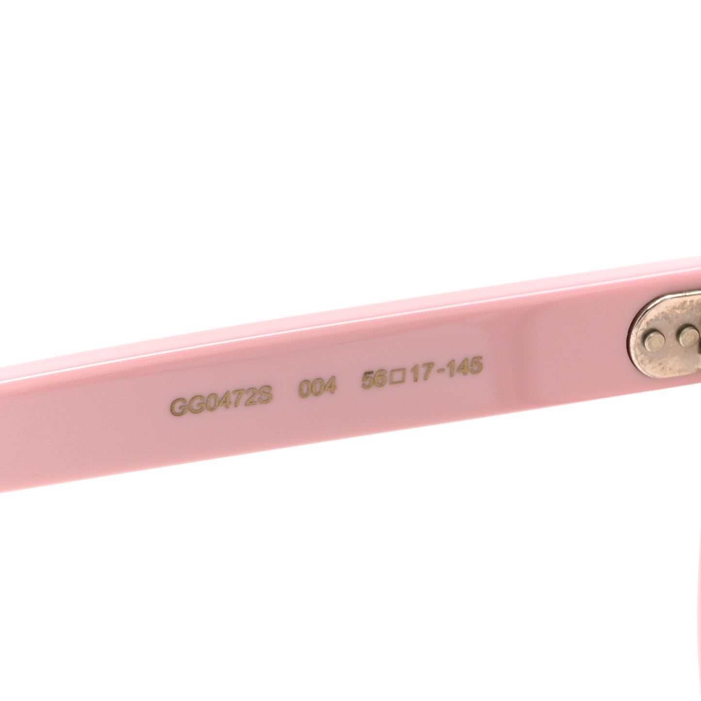 Acetate Oversize Square GG0472S Sunglasses Pink