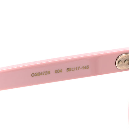 Gucci Acetate Oversize Square GG0472S Sunglasses Pink 5 of 7