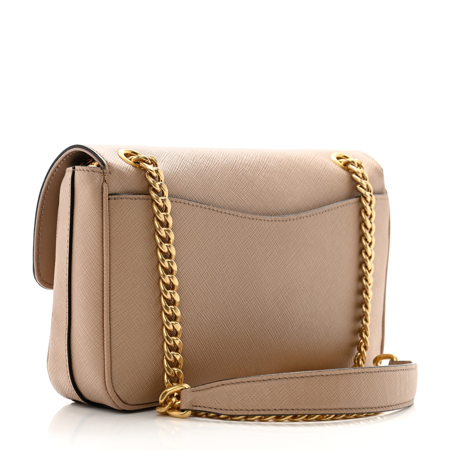 Prada Saffiano Flap Shoulder Bag Cammeo 3 of 13