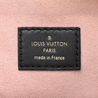 Louis Vuitton Lambskin Embossed Monogram Coussin PM Black 8 of 12