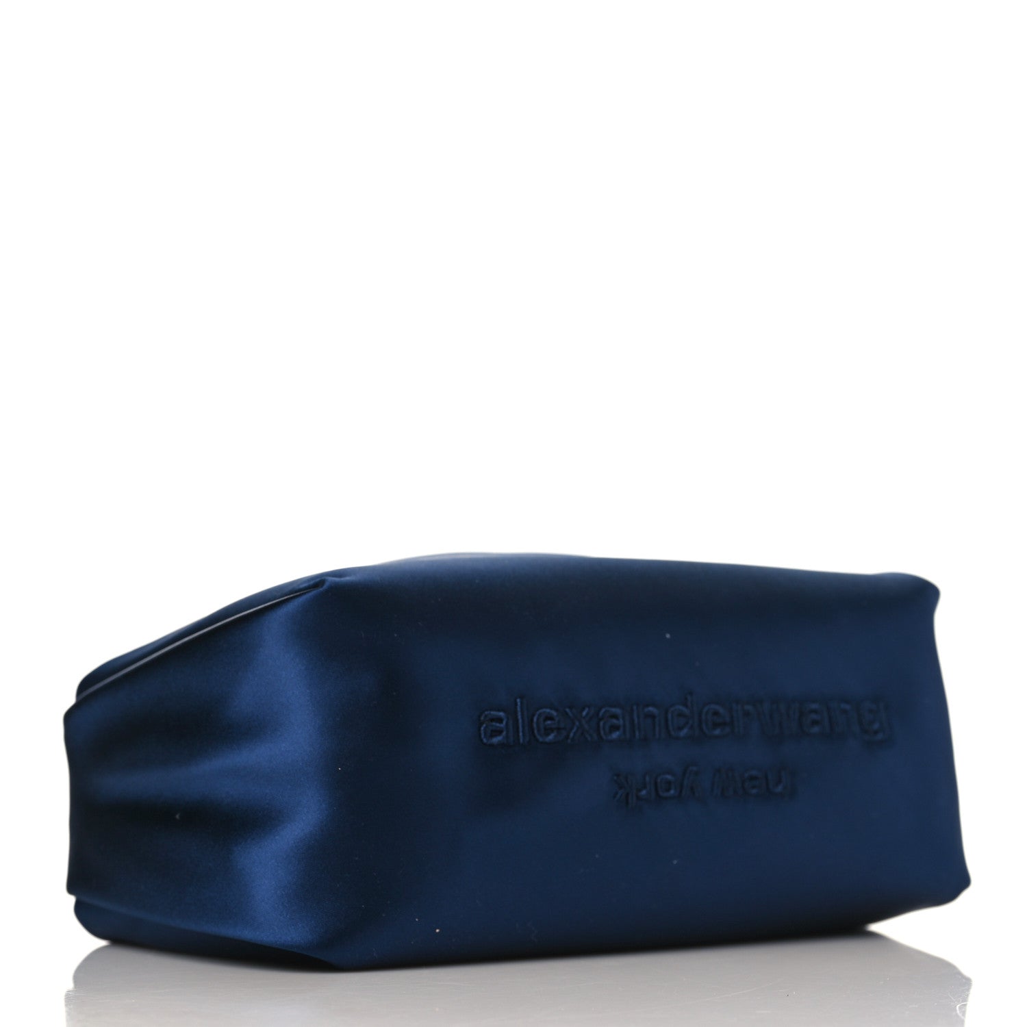 Alexander Wang Satin Mini Scrunchie Bag Night Sky 3 of 8