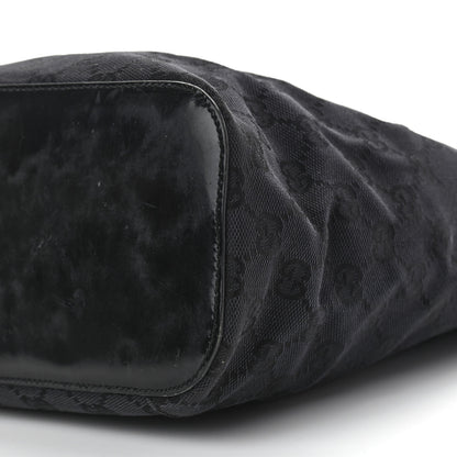 Gucci Monogram Loop Bucket Tote Black 10 of 11