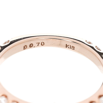 Parker & West by FASHIONPHILE 18K Rose Gold Diamond 1.014ct Pear Cut Pave Band Engagement Ring  51 5.75 11 of 11