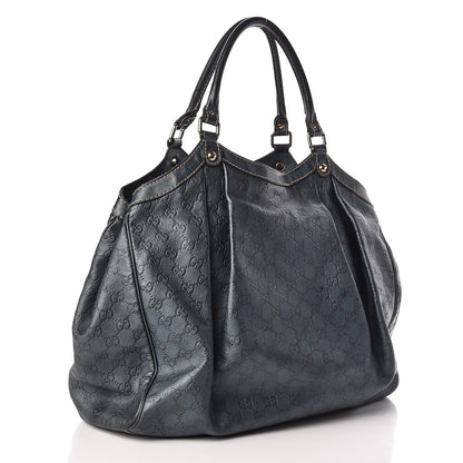 Gucci Metallic Guccissima Large Sukey Tote 3 of 13