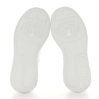 Gucci Calfskin GG Tennis Embossed Perforated Womens Platform 55mm Sneakers 38.5 Great White 5 of 7