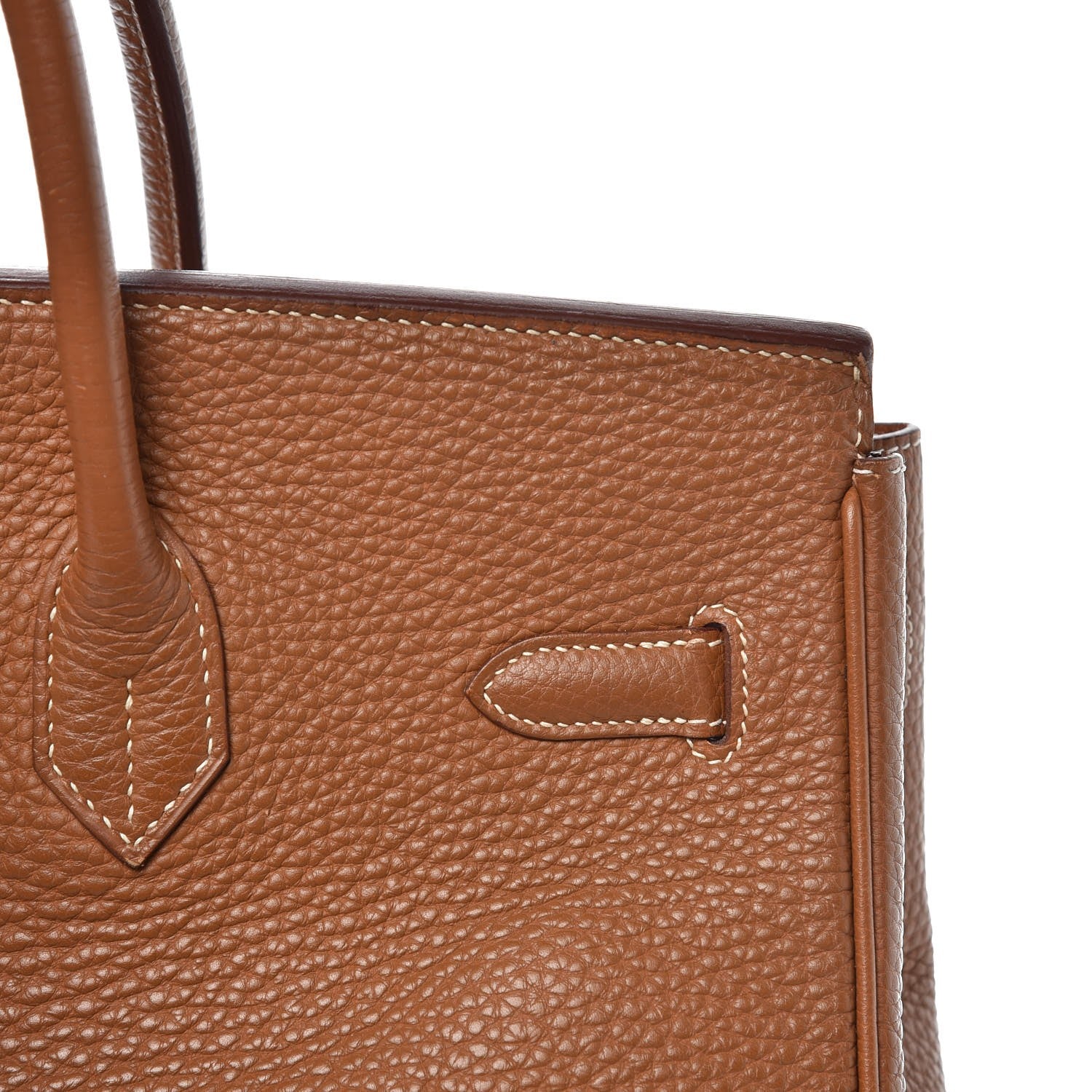Hermes Taurillon Clemence Birkin 35 Gold 13 of 32