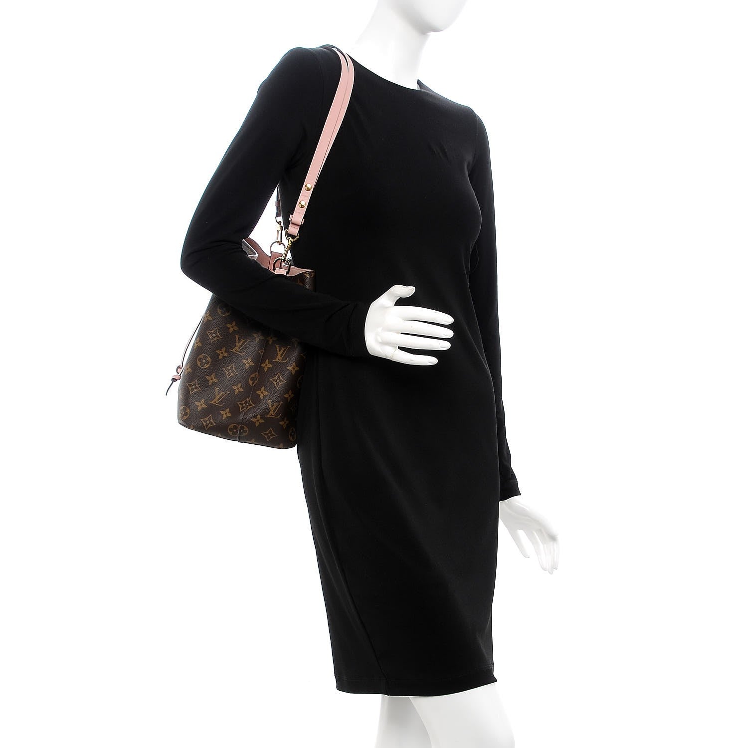 Louis Vuitton Monogram Neonoe MM Rose Poudre 2 of 7