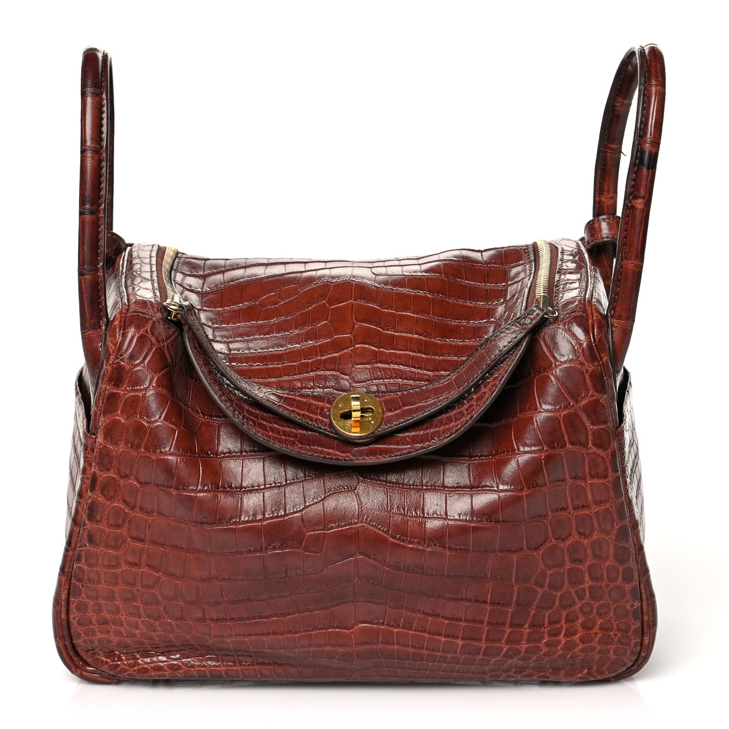 Matte Niloticus Crocodile Lindy 30 Miel
