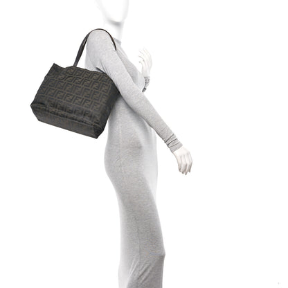 Fendi Zucca Small Tote Tobacco Tobacco 2 of 12