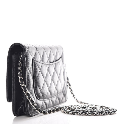 Chanel Caviar Quilted Wallet On Chain WOC Black 3 of 11
