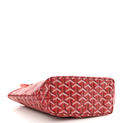 Goyard Goyardine Saint Louis Junior Jr PM Tote Red 4 of 8