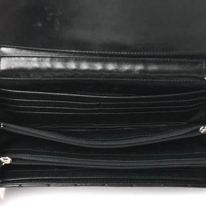 Chanel Lambskin Quilted Clutch with Chain Flap Black 5 of 13