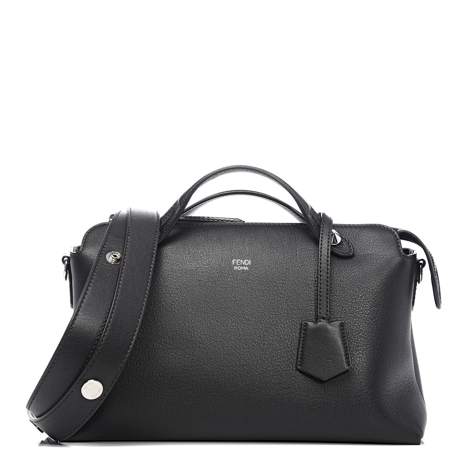 Fendi Vitello Dolce Marmol Medium By The Way Boston Bag Black 1 of 10