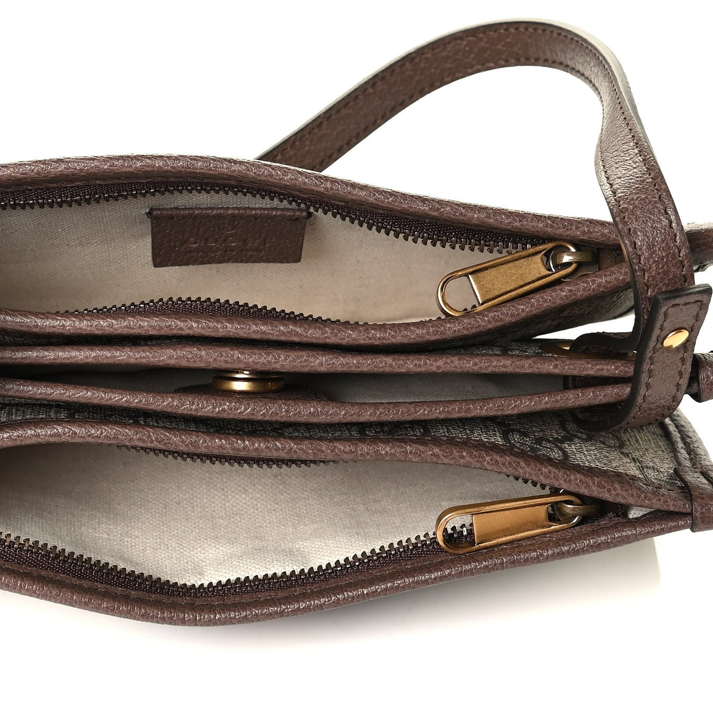 GG Supreme Monogram Web Ophidia Crossbody Beige New Acero