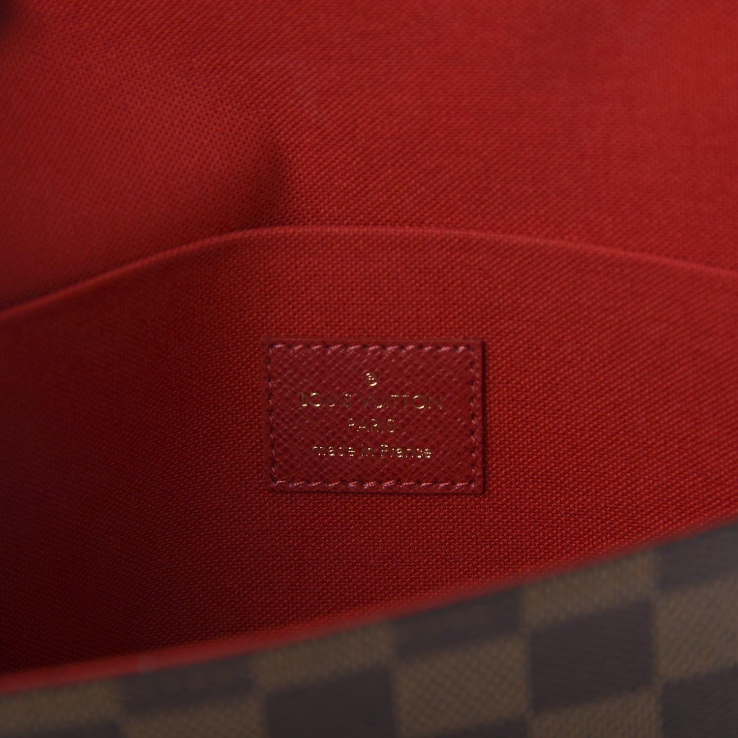 Louis Vuitton Damier Ebene Pochette Felicie Chain Wallet 8 of 10