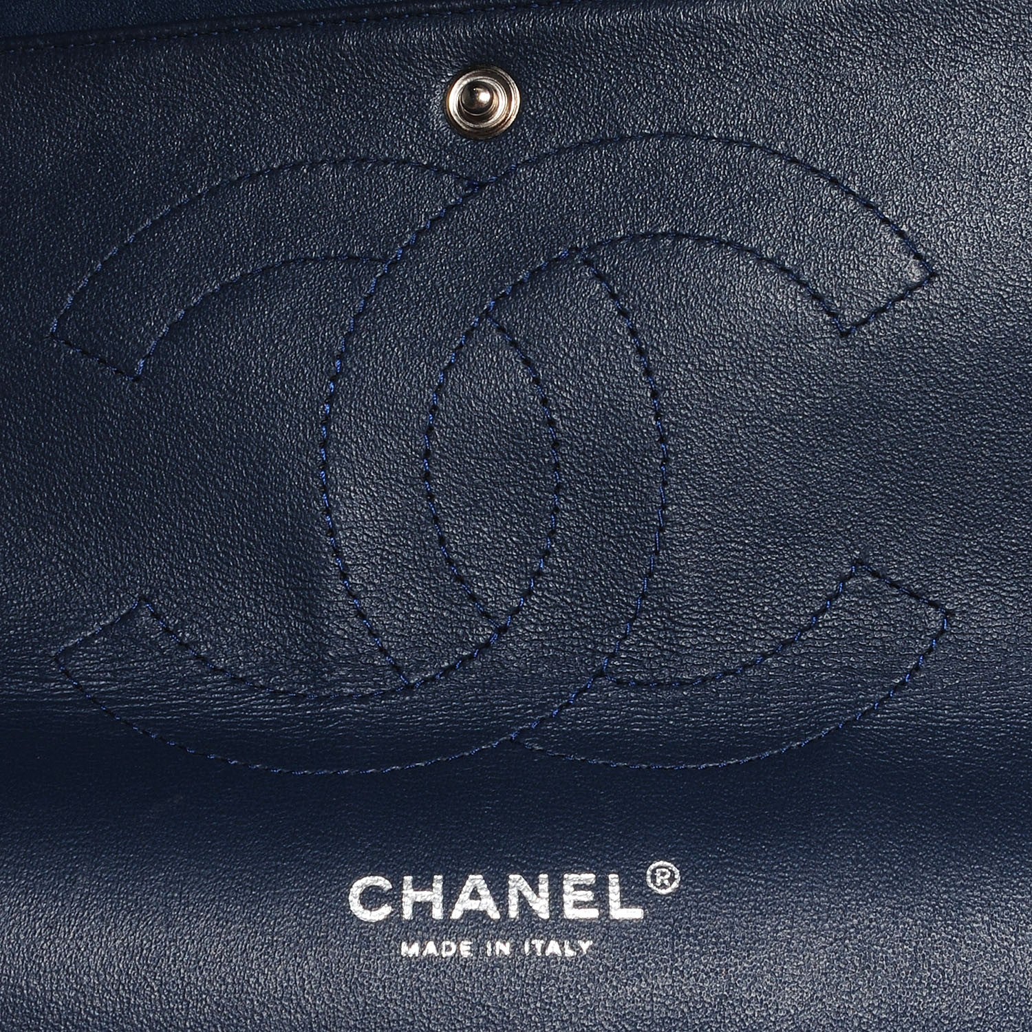 Chanel Patent Jumbo Double Flap Navy Blue 6 of 8