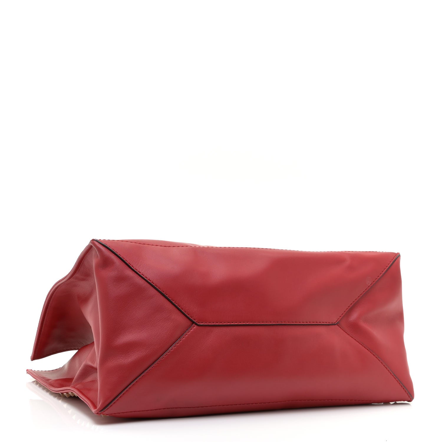 Valentino Garavani Nappa Medium Rockstud Soft Tote Red 4 of 11