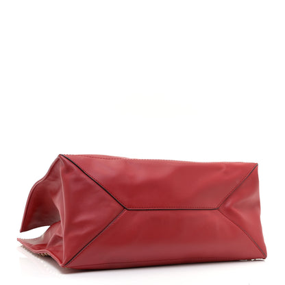 Valentino Garavani Nappa Medium Rockstud Soft Tote Red 4 of 11