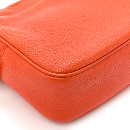 Gucci Pebbled Calfskin Small Soho Disco Bag Sun Orange 12 of 16