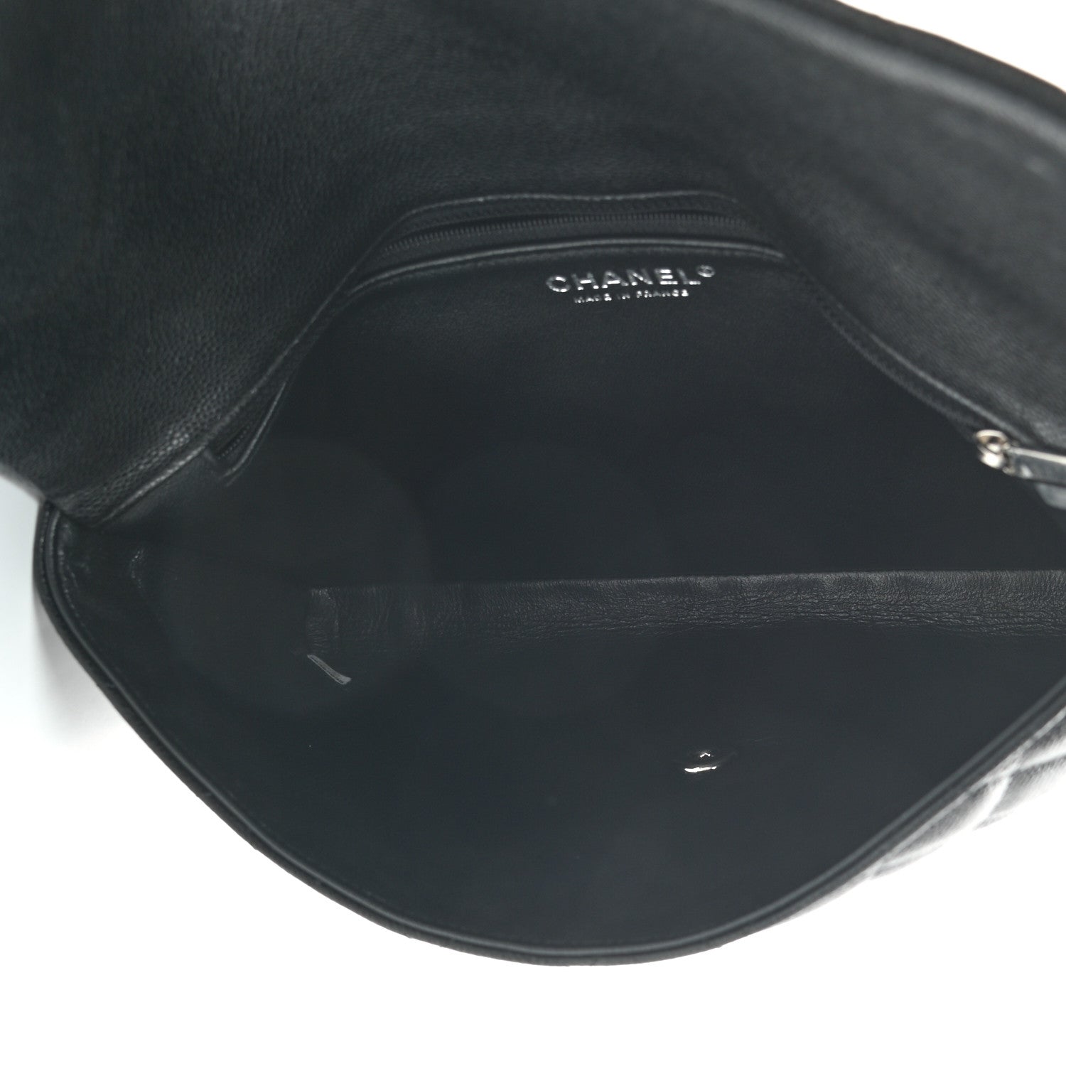 Chanel Caviar Quilted Flap Clutch Black 4 of 6