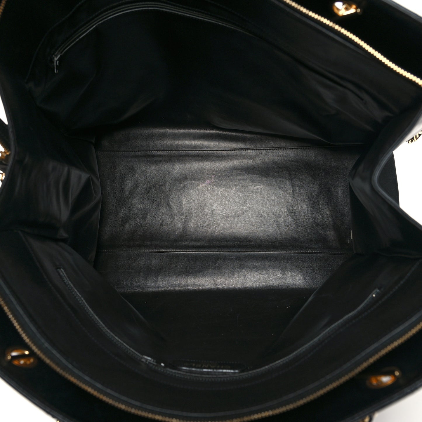Calfskin Stitched XL Weekender Black