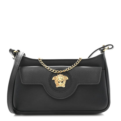 Versace Grained Calfskin La Medusa Mini Bag Black 1 of 11