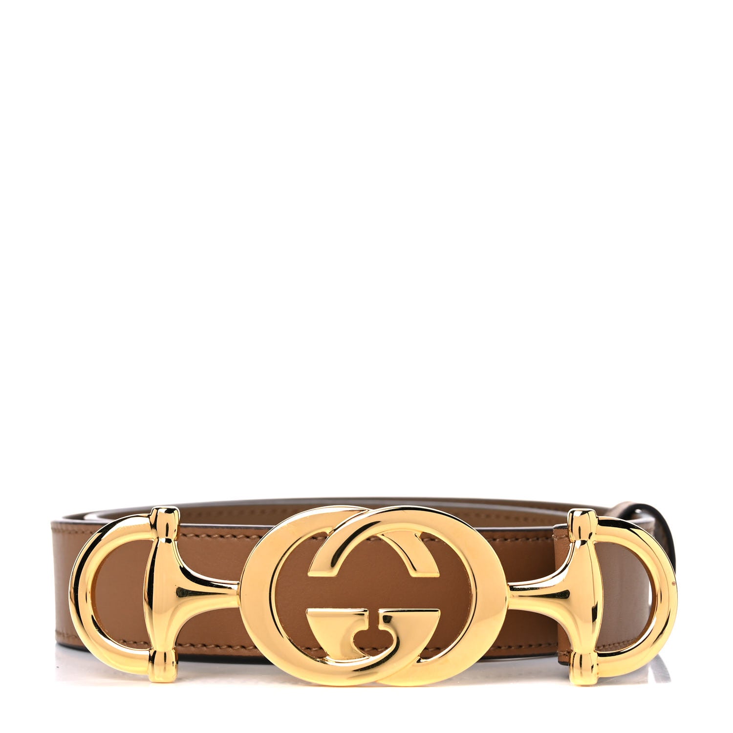 Gucci Calfskin Zumi 30mm Belt 65 26 Friky Taupe 1 of 5