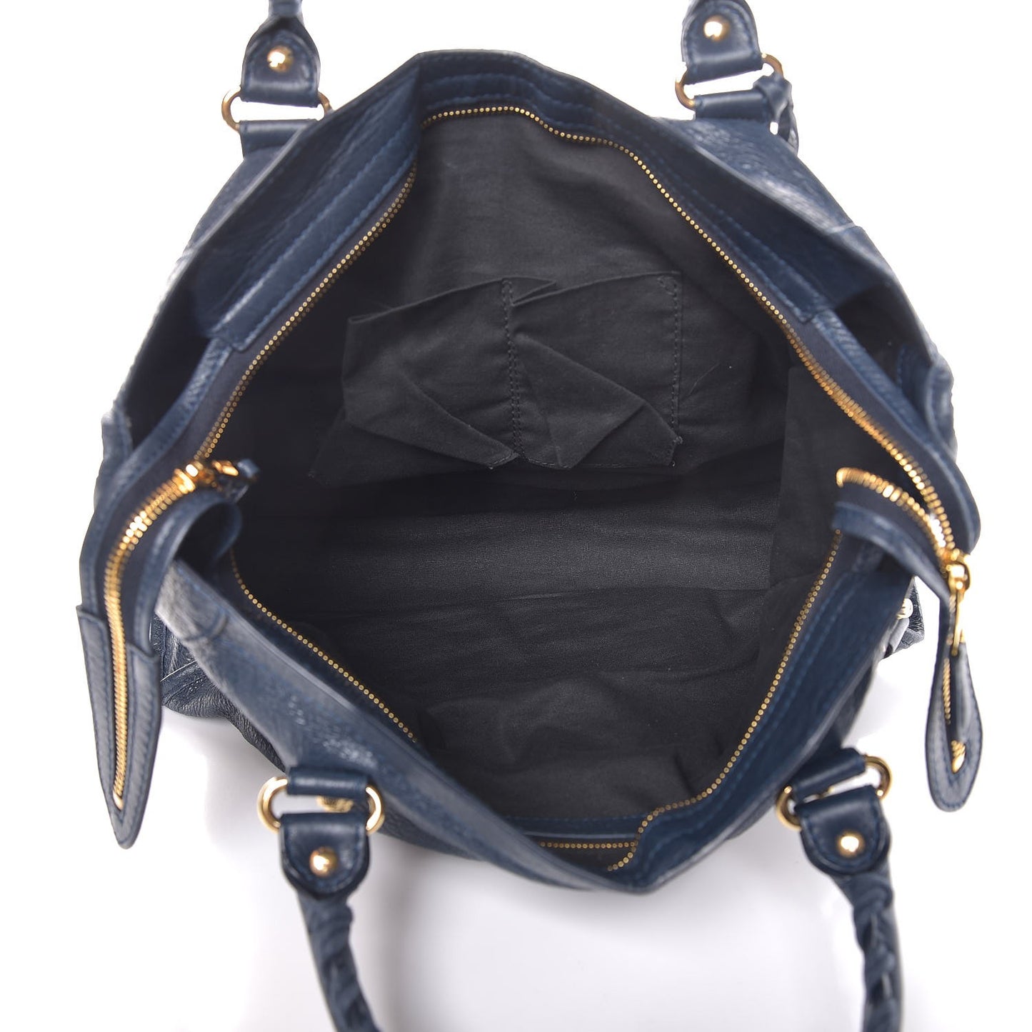 Agneau Giant 12 Gold Hardware City Bleu Obscur