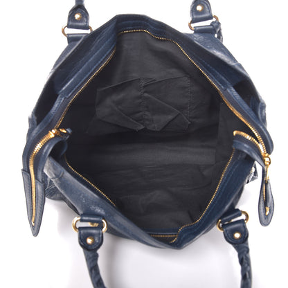 Balenciaga Agneau Giant 12 Gold Hardware City Bleu Obscur 5 of 11
