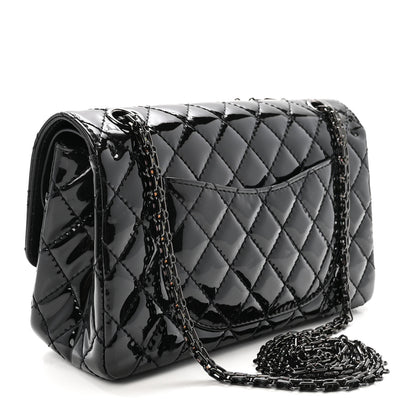 Chanel Patent Calfskin Quilted 2.55 Reissue 225 Flap So Black 3 of 10