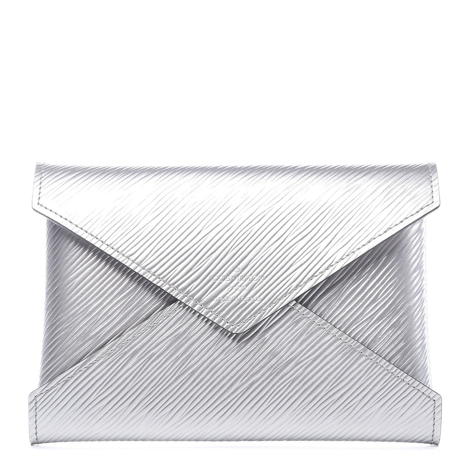 Louis Vuitton Metallic Epi Medium Kirigami Pochette Insert Silver 1 of 7