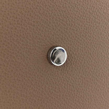 Saint Laurent Grained Calfskin Topstitch Small Classic Sac De Jour Taupe 14 of 16