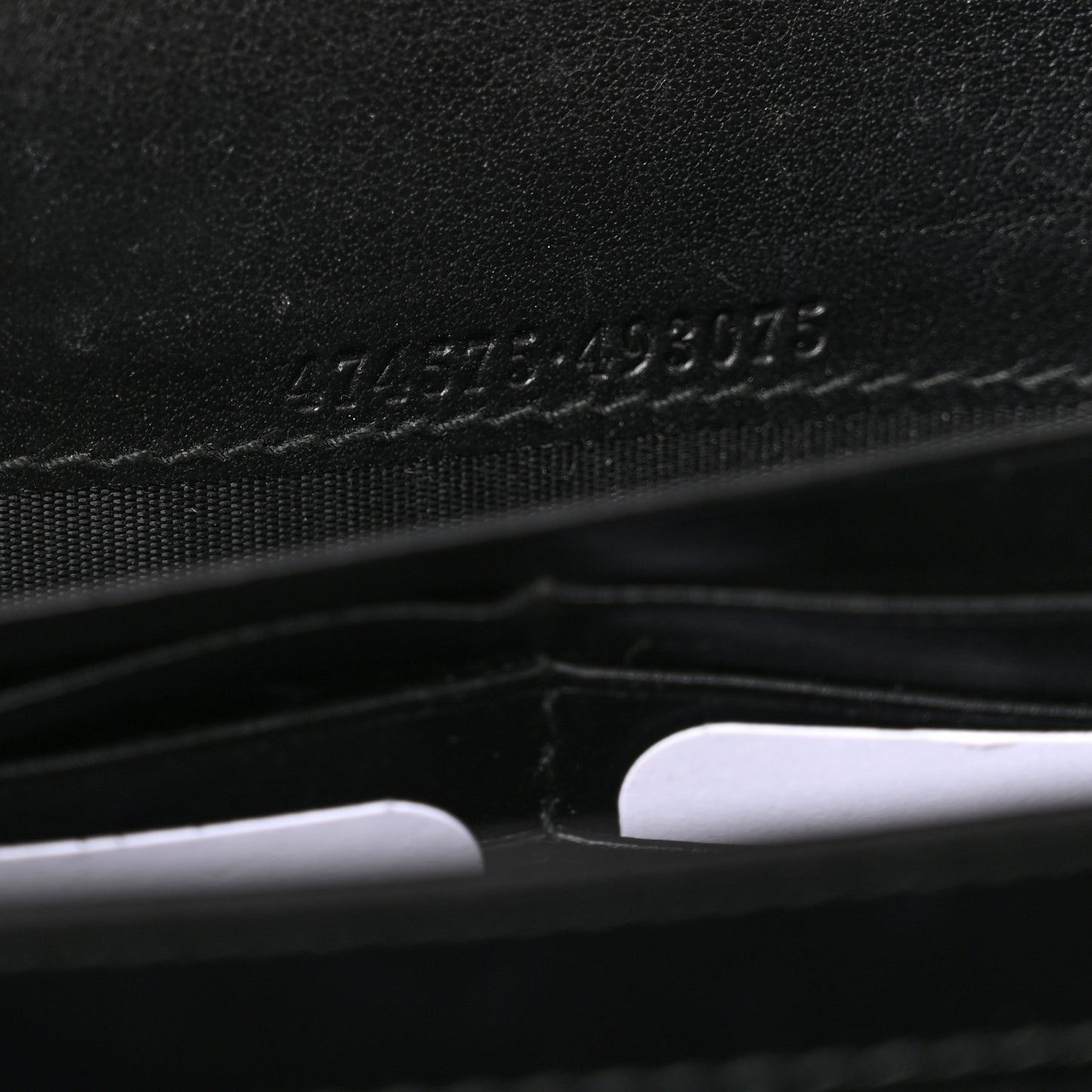 Calfskin Matelasse GG Marmont Chain Wallet Black